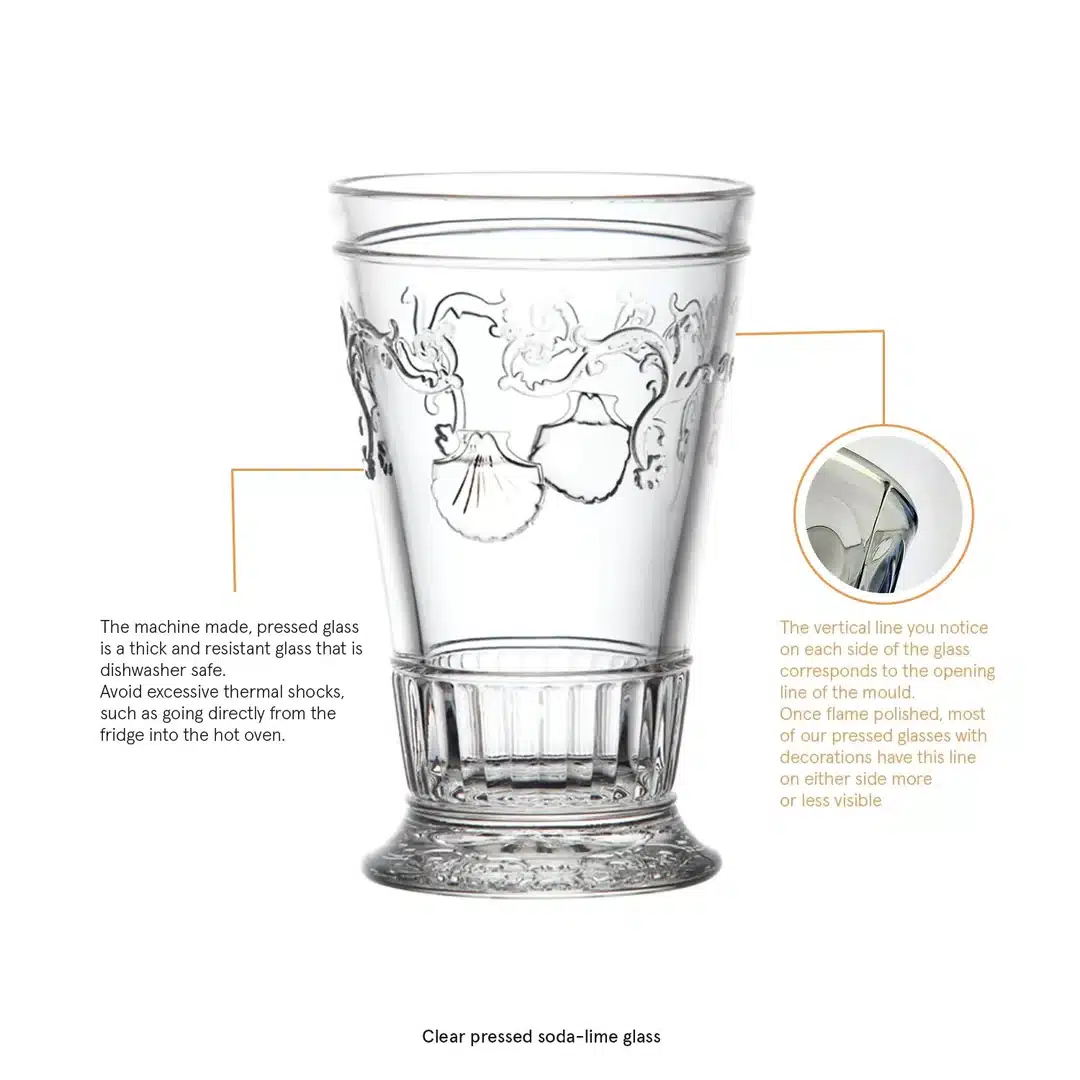 La Rochere Versailles Long Drink Glass 34cl - Image 4