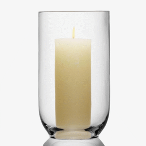 Terrace Glass Storm Lantern 30cm high x 15cm wide  TE02