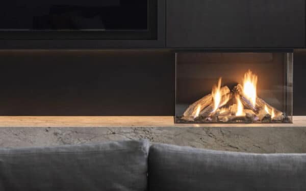 M-Design Gas Three Sided Fireplace