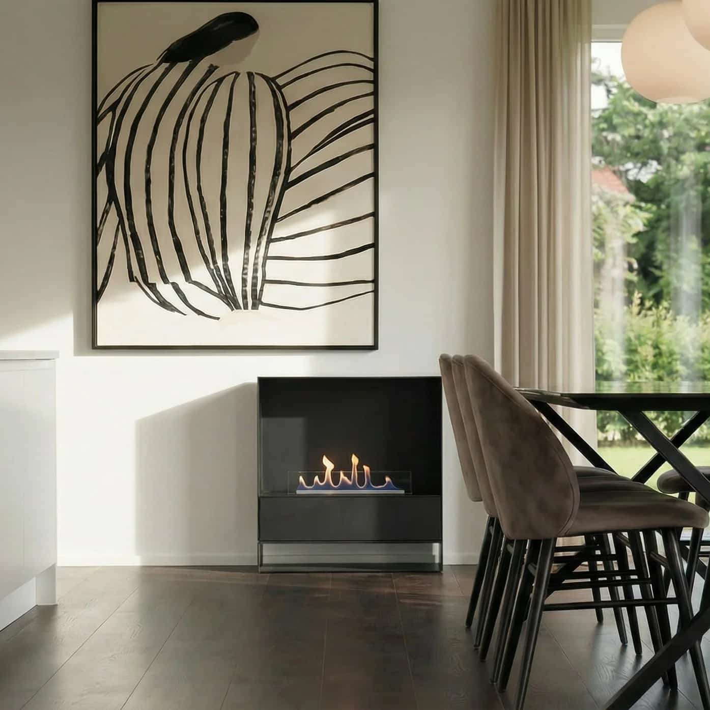 Milan Bio-Ethanol Fireplace - Image 3