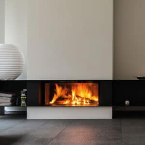 Luna Diamond 1300 H Front Wood Fire 16.2kW