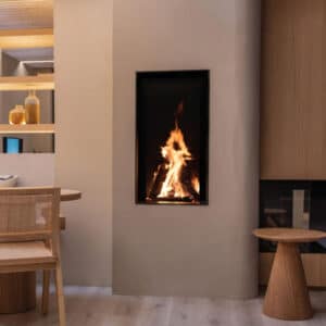 Luna Diamond 550 V Front Wood Fire 12kW