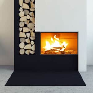 Luna Diamond 700 H Front Wood Fire 12.5kW