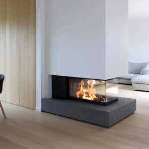 Luna Diamond 750 Room Divider Wood Fire 16kW