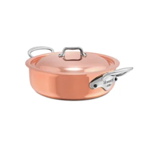 M'6S Copper 24cm Rondeau with Lid 0530