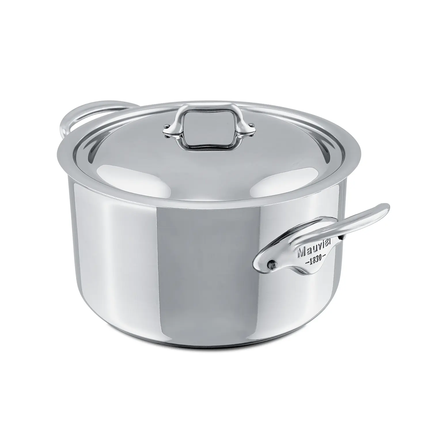 M'Cook Stainless Steel 24cm Casserole Dish with Lid