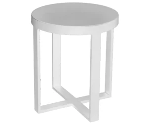 Borek 2017 alu Force side table 7266 white Force Tables, EX-DISPLAY