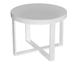 Borek 2017 alu Force side table 7267 white Force Tables, EX-DISPLAY