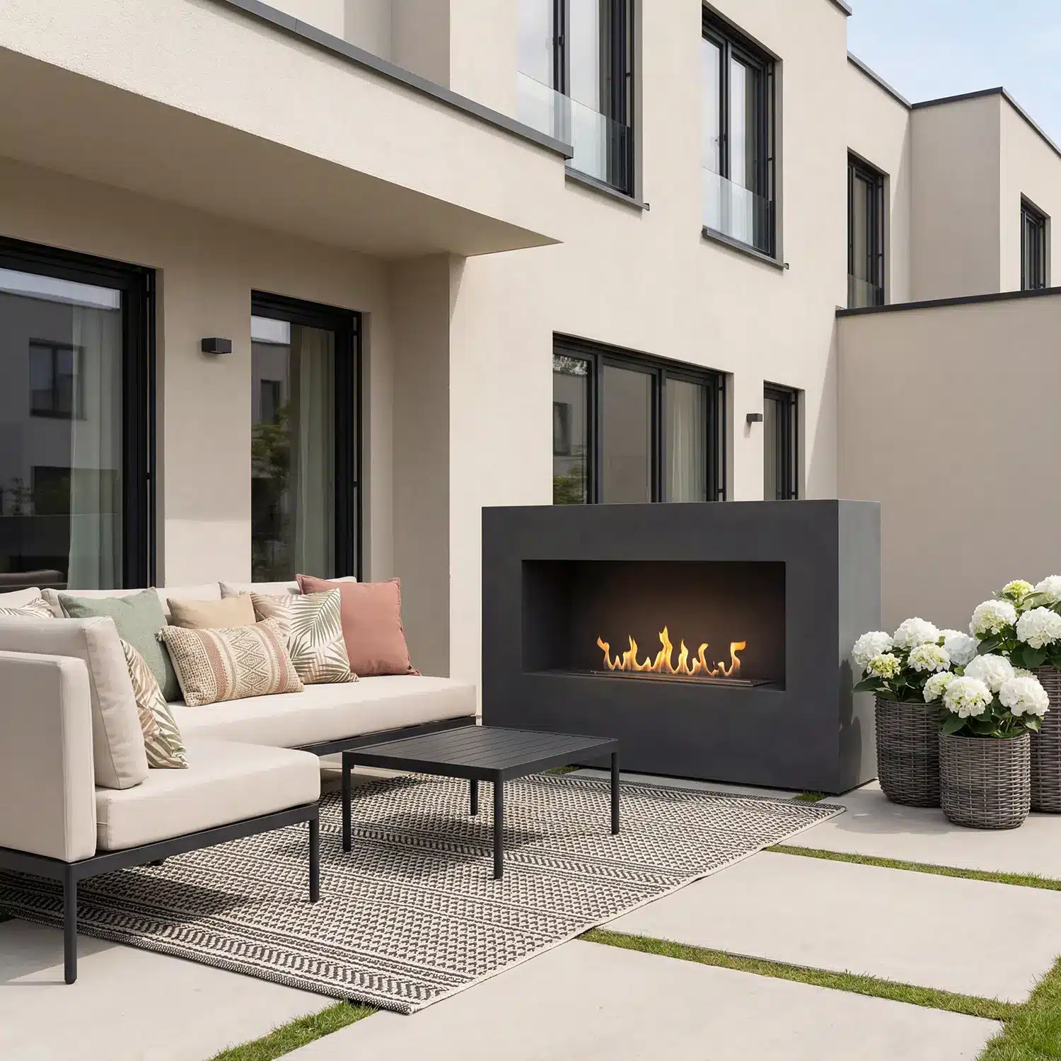 Decoflame Outdoor Built-In - BioEthanol Fireplace - Image 8