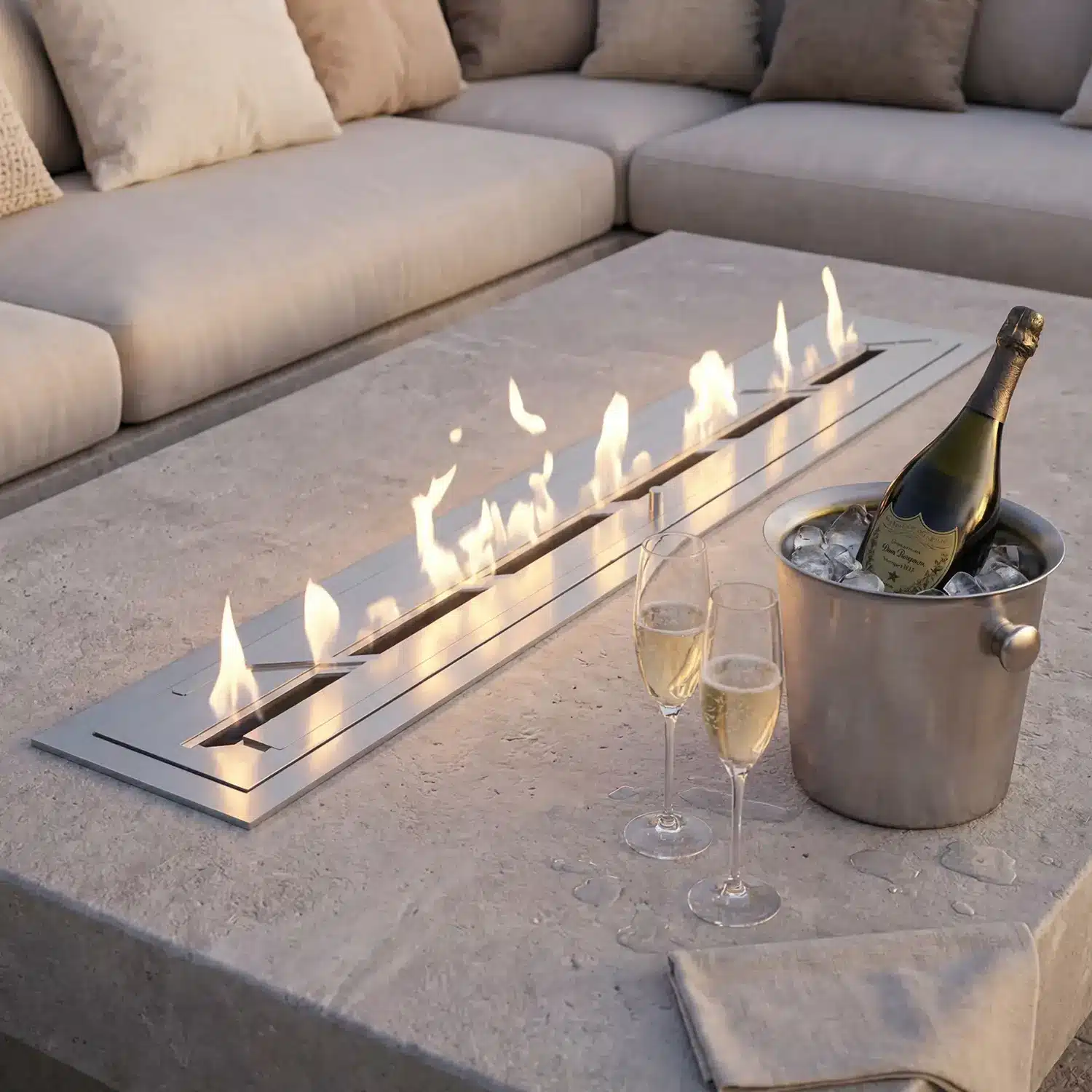 Decoflame Outdoor Built-In - BioEthanol Fireplace - Image 2