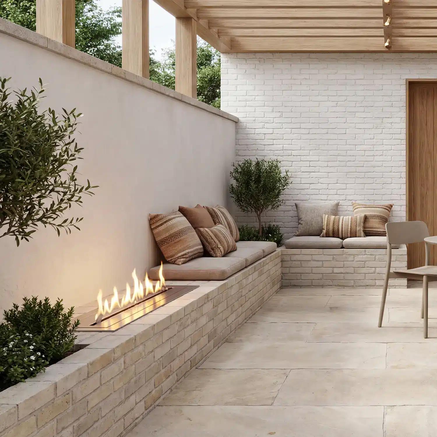 Decoflame Outdoor Built-In - BioEthanol Fireplace - Image 5