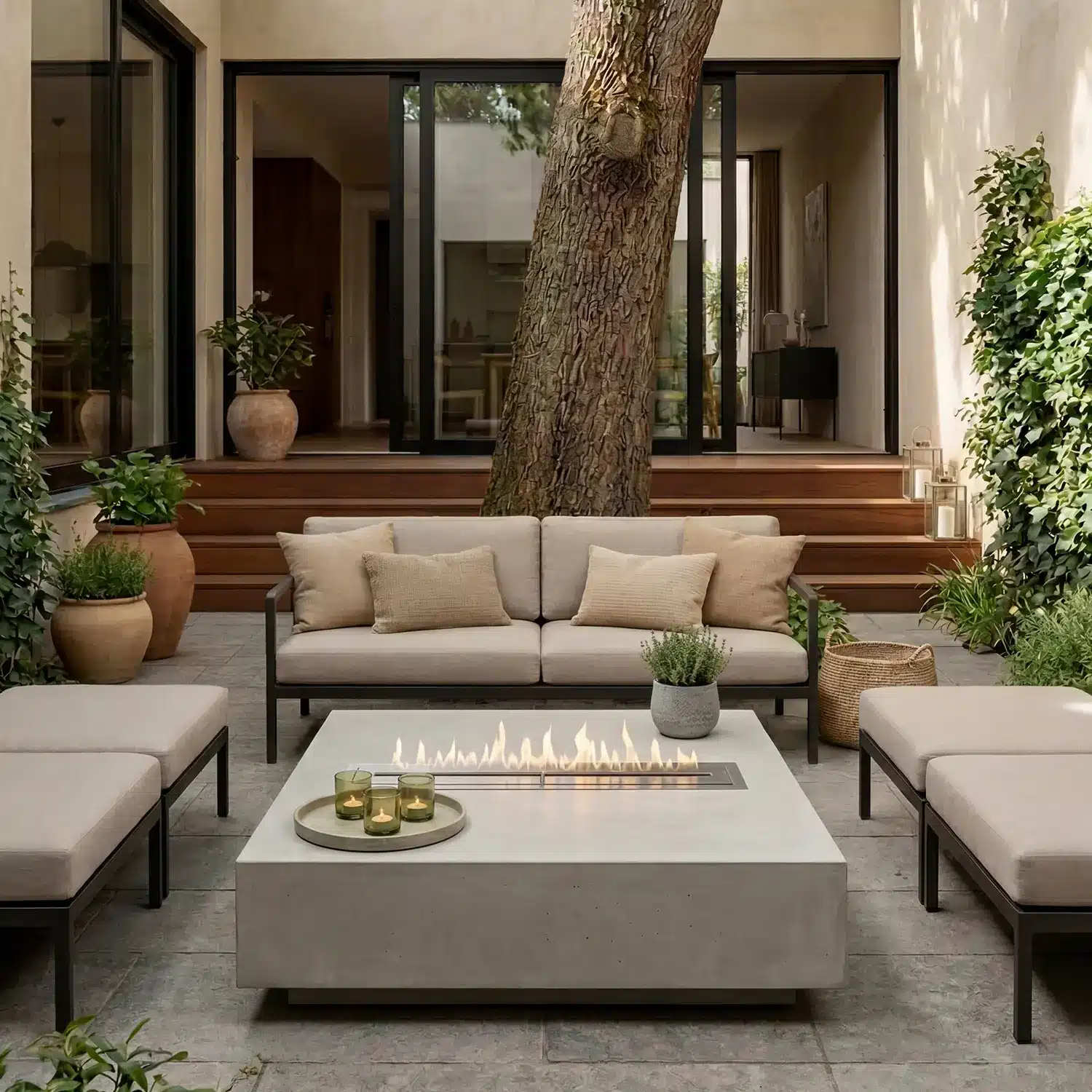 Decoflame Outdoor Built-In - BioEthanol Fireplace - Image 6