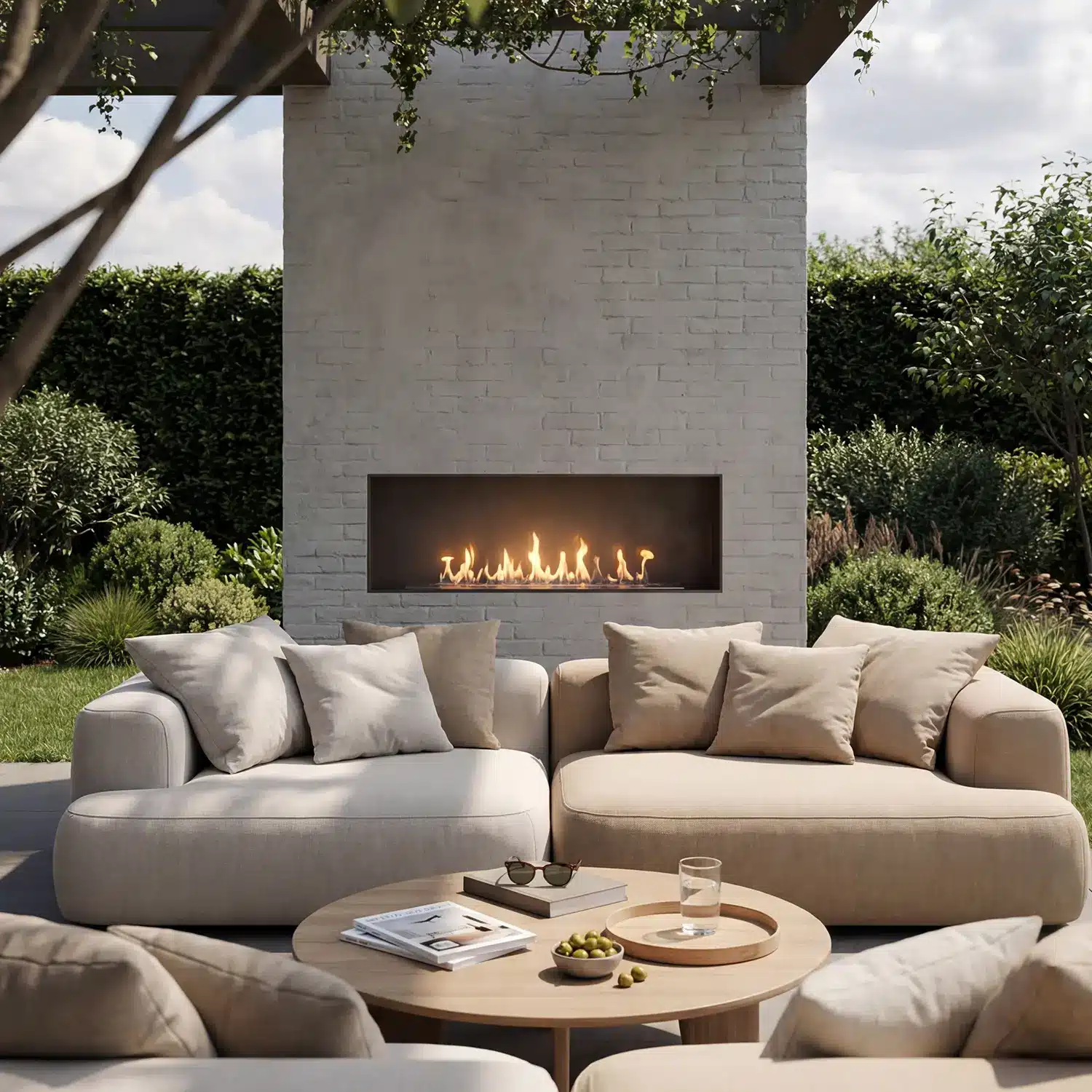 Decoflame Outdoor Built-In - BioEthanol Fireplace - Image 3
