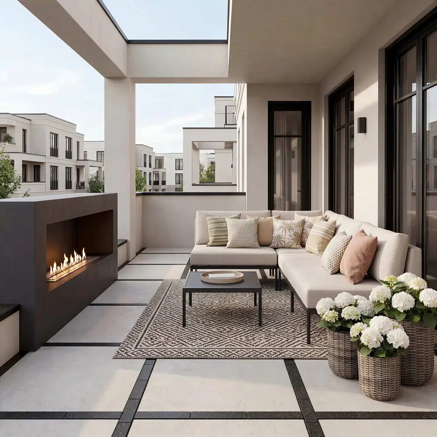 Decoflame Outdoor Built-In - BioEthanol Fireplace - Image 4