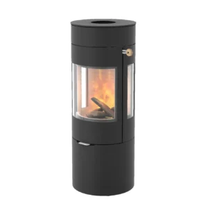 Viva L 120 Wood Burning Stove with Black paint, Steel Door & Side Glass  EX-DISPLAY OFFER