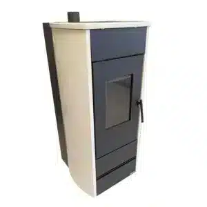 Piazzetta P120 M Pellet Burning Stove 8.5 kW In Bianco - UNUSED EX-DISPLAY OFFER